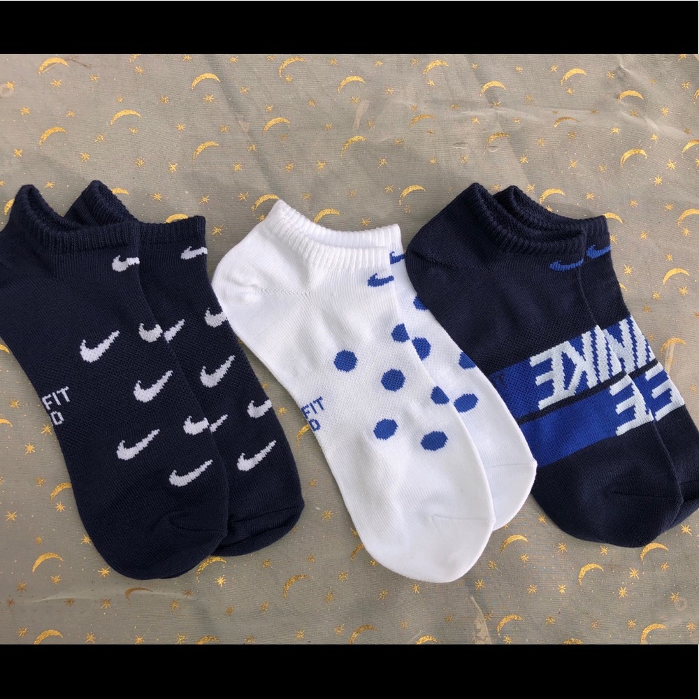 Brand New Blue Nike Ankle Socks 💙